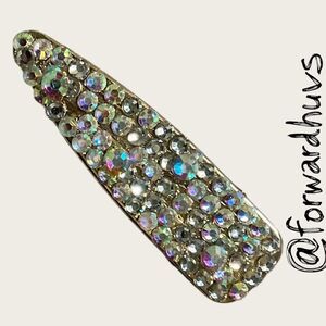 Bundle Sale 3 for $15 | Rhinestone Hair Clip – Iridescent Sparkle Barrette